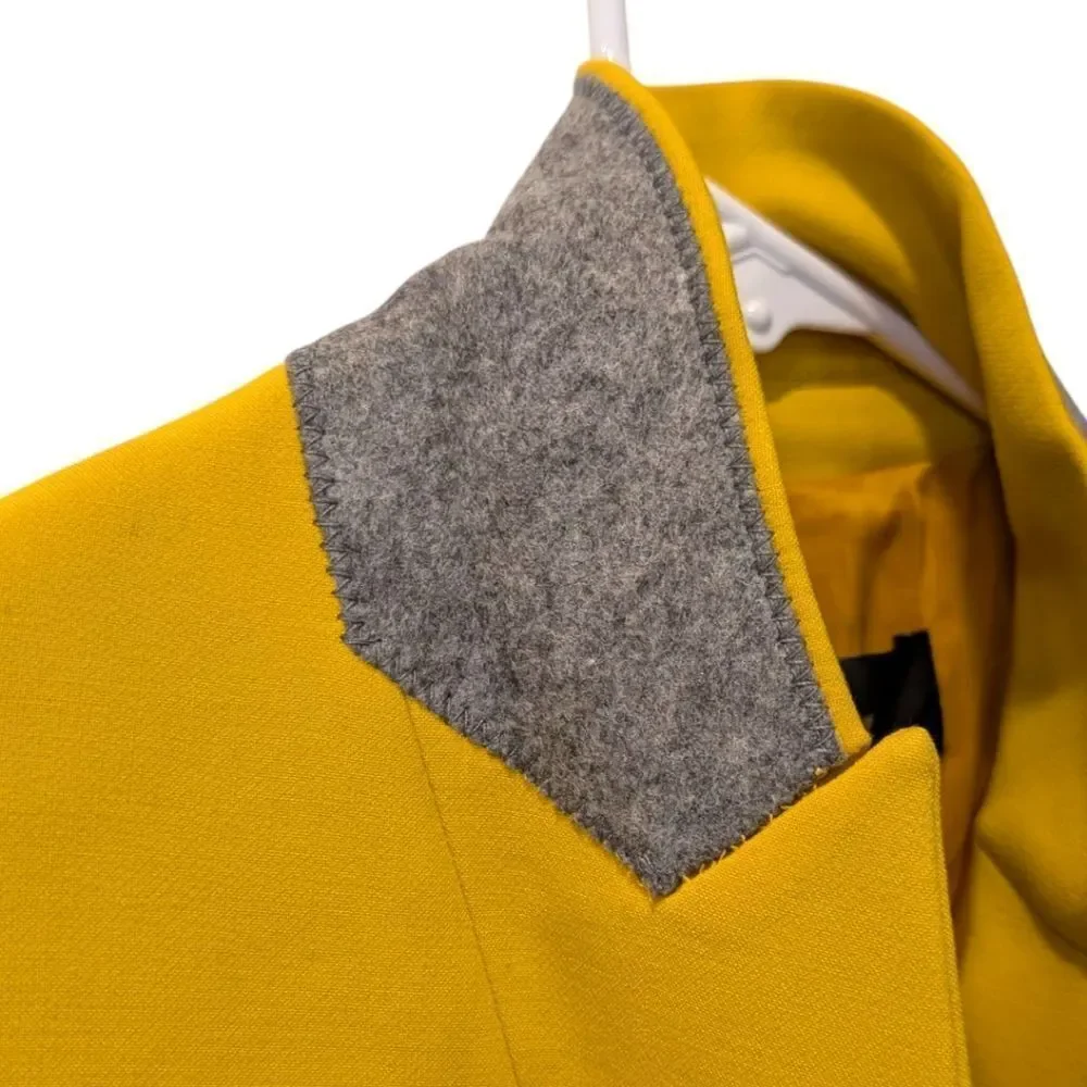 J.CREW Dover Double-Breasted Blazer in Rich Gold - Women's Size 2 J7761 NWT